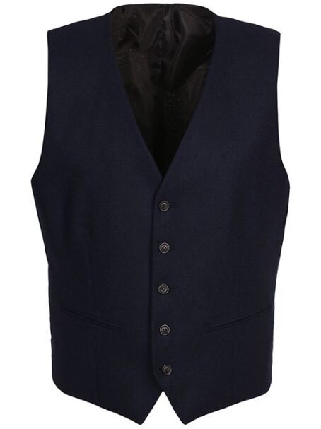 Shdone Myloiver Navy Waistcoat - Image 4